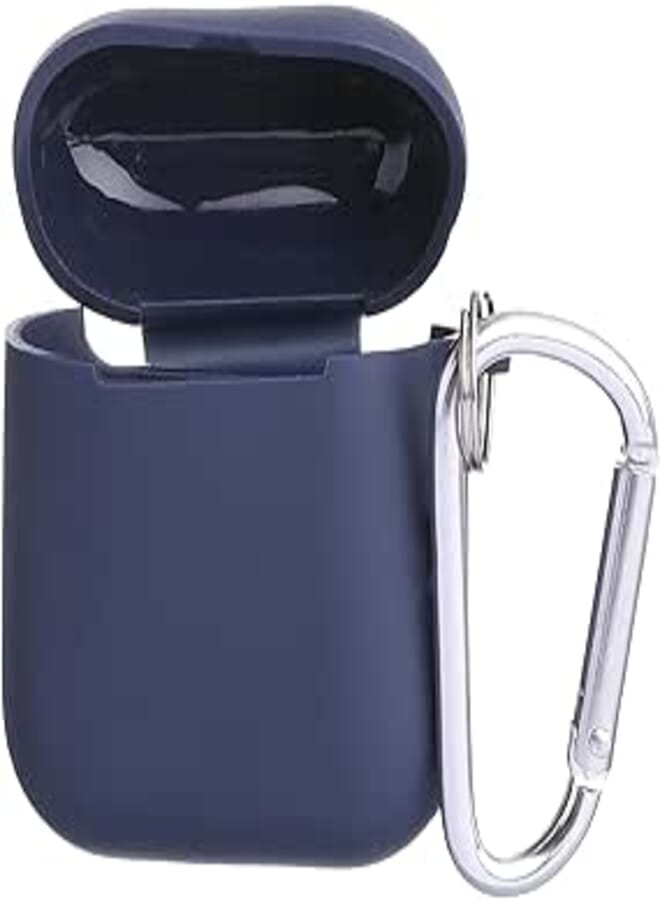 Keendex kx1690 case for airpods protective with hanger - blue